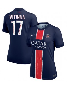 Paris Saint-Germain Vitinha #17 Heimtrikot für Frauen 2024-25 Kurzarm